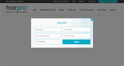 Desktop Screenshot of hairprolaser.com